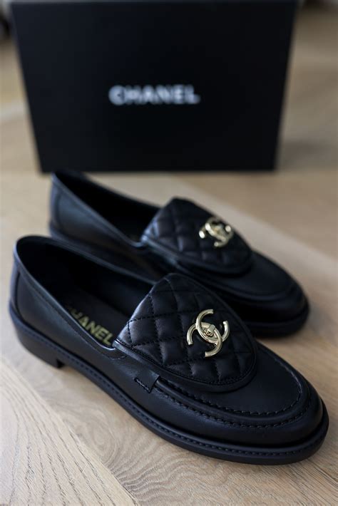 chanel trainers women|authentic Chanel loafers.